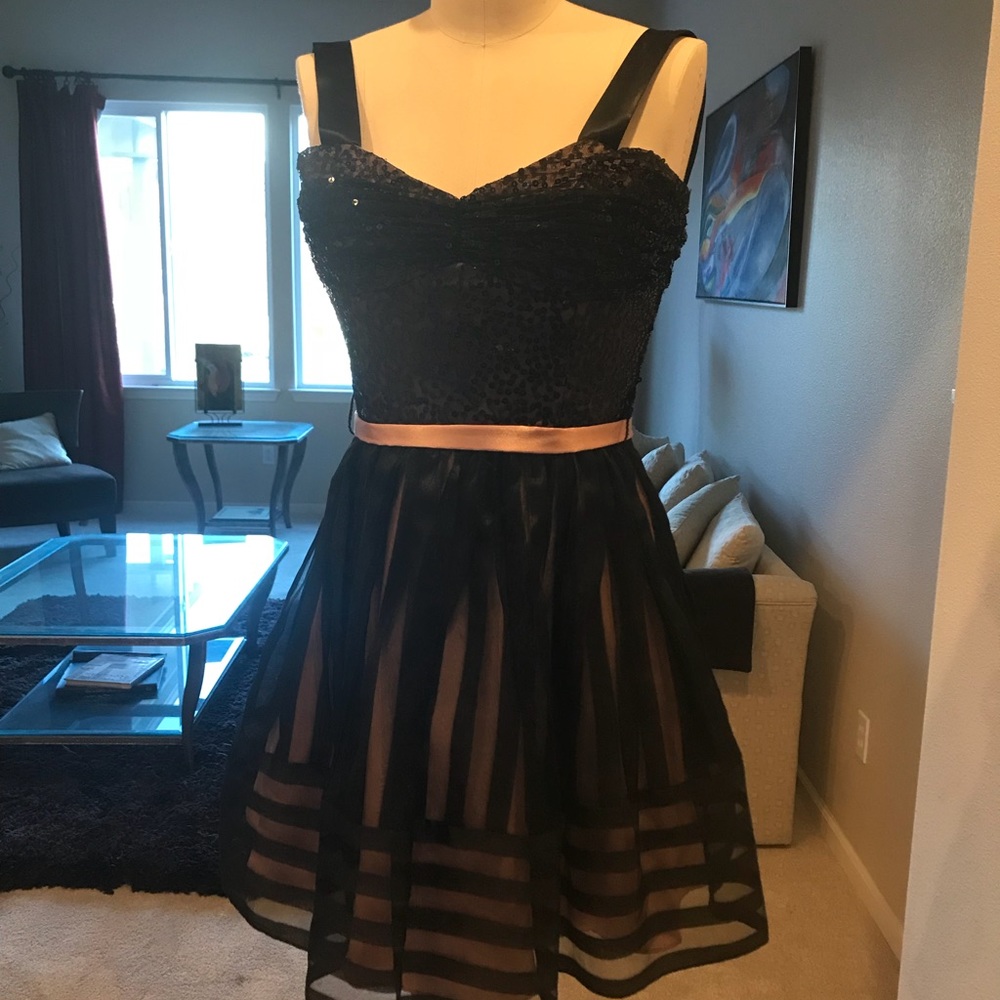 Black Betsy Johnson dress